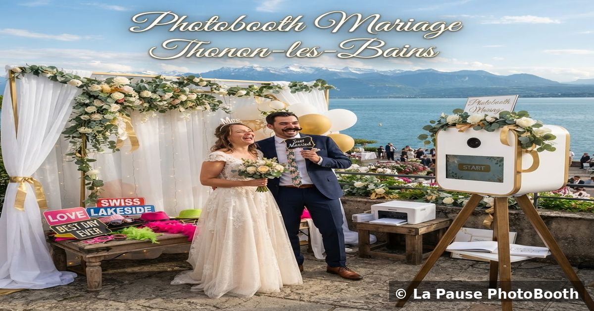 Photobooth mariage Thonon-les-Bains