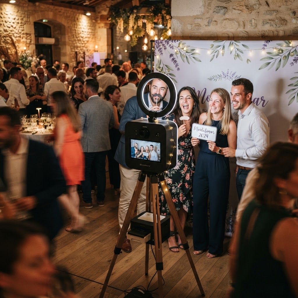 Photobooth à Montélimar : une borne photo pour vos événements