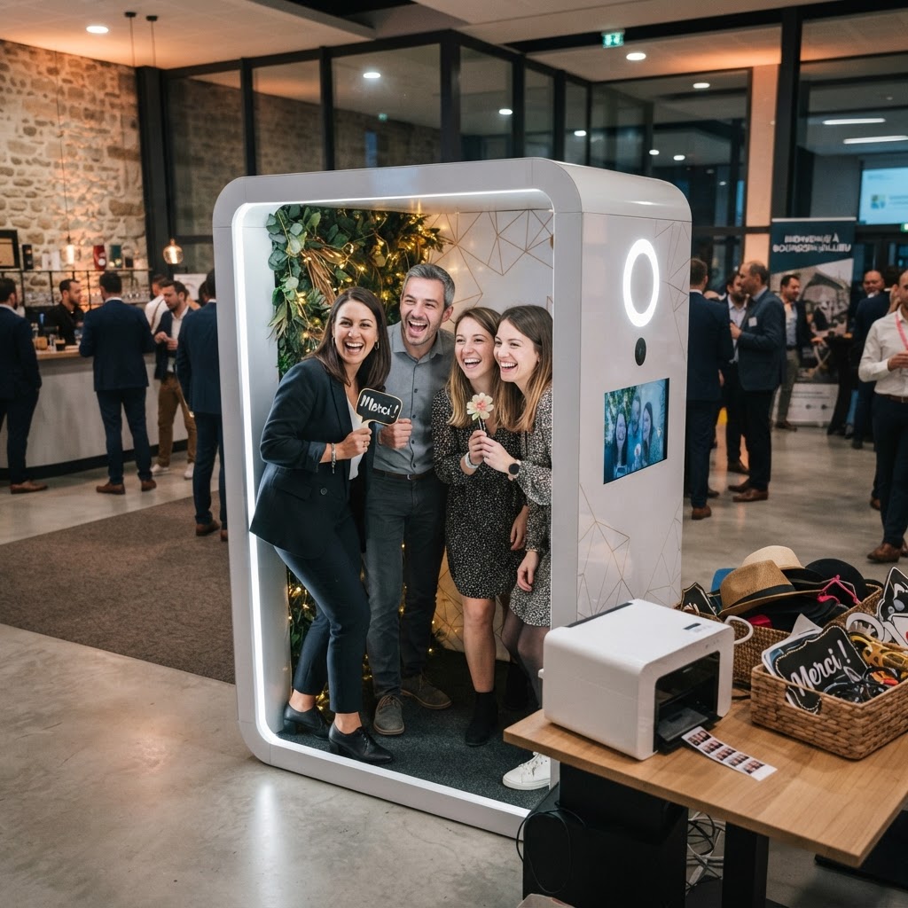 Photobooth entreprise à Bourgoin-Jallieu : fédérer les équipes