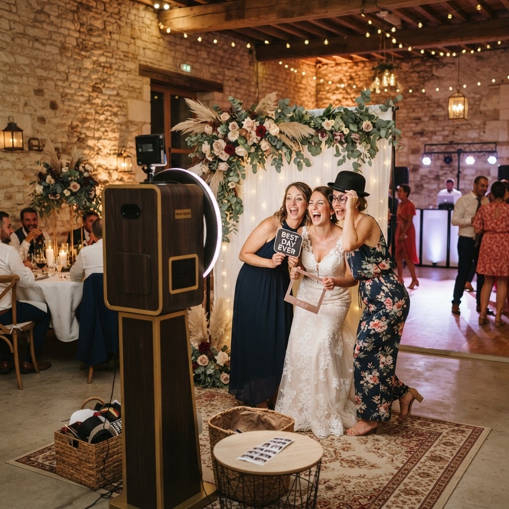 Photobooth mariage à Mâcon : partagez vos souvenirs en Saône-et-Loire