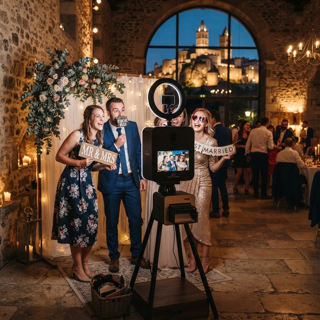 Photobooth mariage au Puy-en-Velay : une animation photo en Haute-Loire