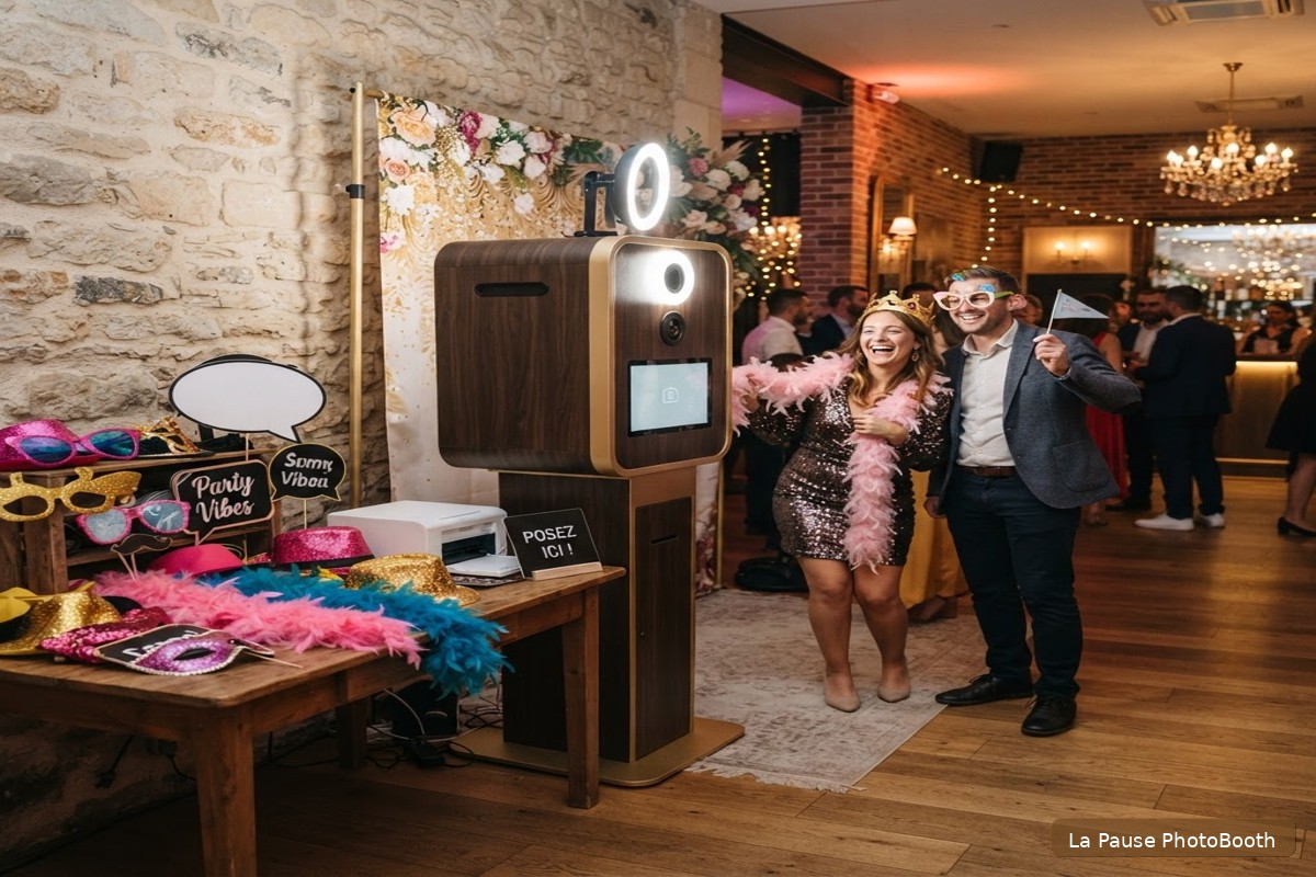 Photobooth à Bourg-en-Bresse : une animation photo élégante pour vos événements